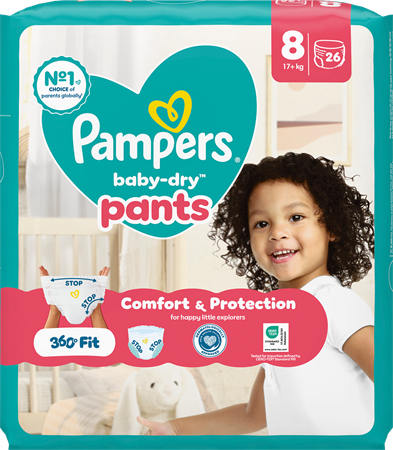 Pampers Baby Dry Pants S8 17+kg VP 4x26-p